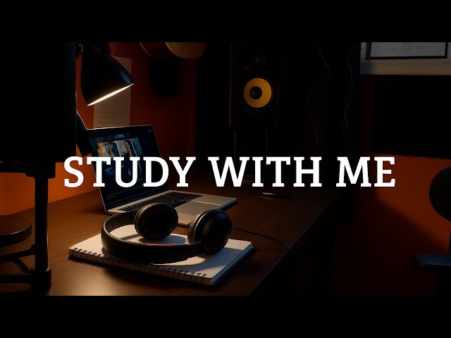 STUDY WITH ME | Background noise, Rain Sounds, No Music