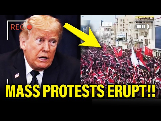 Trump PANICS as MILLIONS PROTEST WAR in MIDDLE EAST!!!