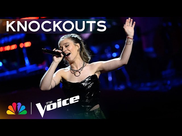Superstar's High Note Takes This Performance to Another Level | The Voice Knockouts | NBC