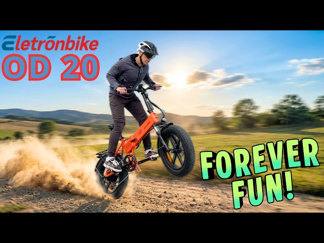 ELETTRONBIKE OD20 - FULL OPTIONALS, POWERFUL MOTOR, LOW COST - FULL TEST