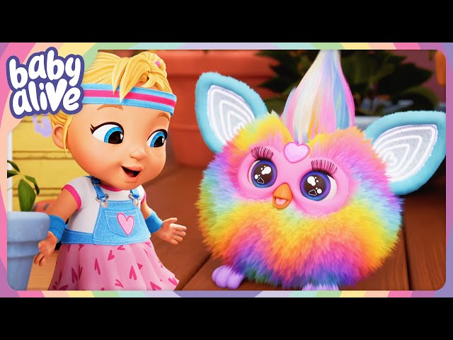 Harper meets a magical Furby! ✨ BRAND NEW Baby Alive Season 4 👶 Cartoons For Kids