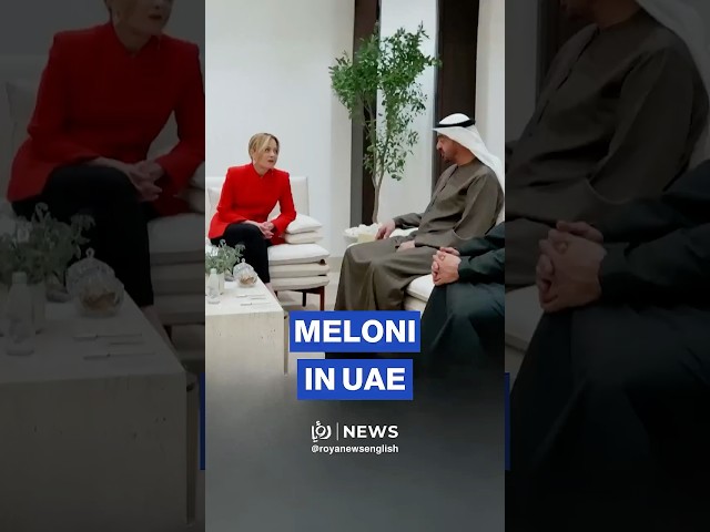 UAE President meets with Italy’s Prime Minister Meloni