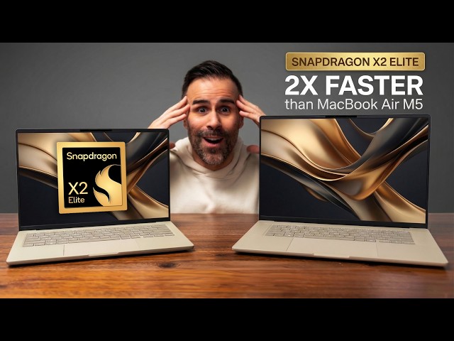 Snapdragon X2 Elite is HERE - 2X Faster Than the M5 MacBook Air