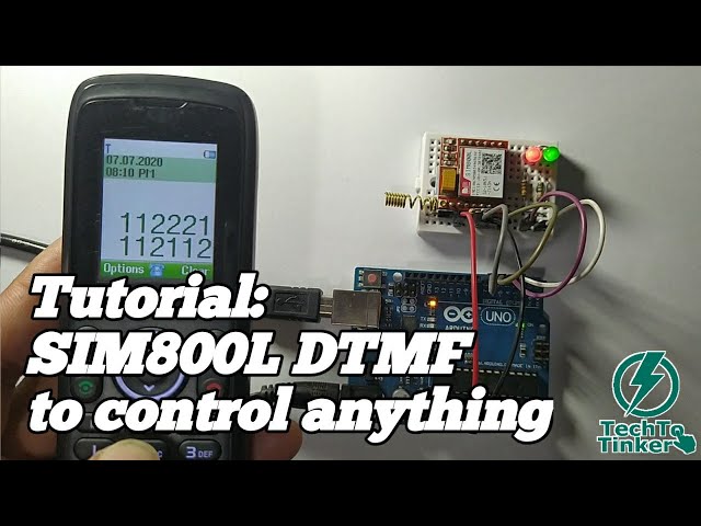 Tutorial: SIM800L DTMF to Control Anything