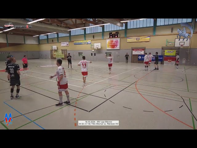 34:32 (17:19) TSG Wismar vs. Ribnitzer HV - 16.03.2024