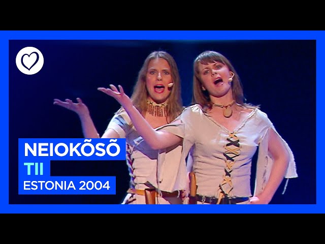 Neiokõsõ - Tii (LIVE) | Estonia 🇪🇪 | Semi-Final | Eurovision 2004