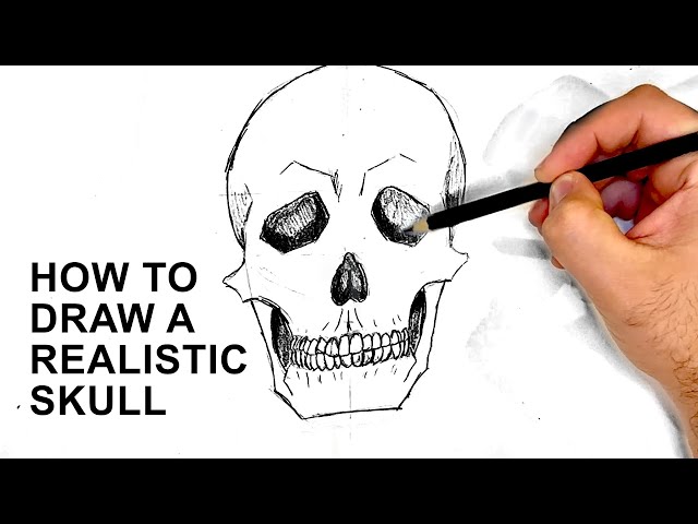 How to Draw a Realistic Skull | Easy Step-by-Step Drawing Tutorial