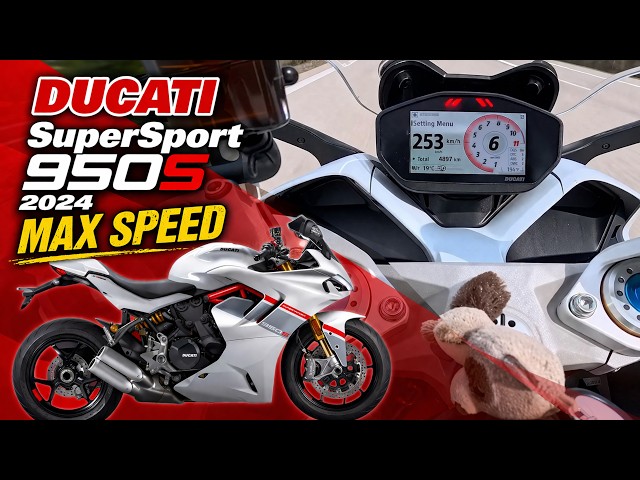 Ducati SuperSport 950S Top Speed Test on the German Autobahn