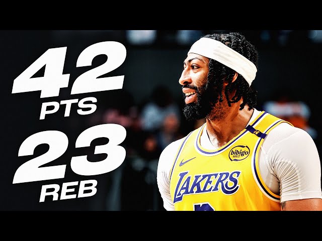 Anthony Davis' MONSTER 40-PT DOUBLE-DOUBLE! | January 27, 2025