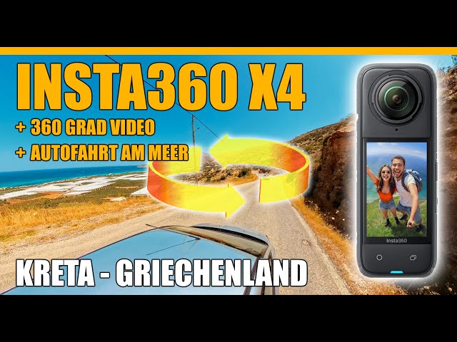 Griechenland Kreta in 360 Grad 4K - Schau dich um! Insta360 X4 #insta360x4 #360grad Video