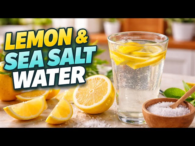 Drink Lemon with Sea Salt Daily to Boost Digestion and Clear Skin Naturally