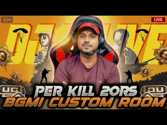 BGMI LIVE CUSTOM ROOM || Custom Rooms || PUBG LIVE CUSTOM ROOMS #bgmilive #bgmicustom #custom