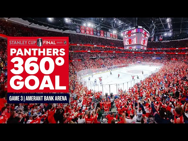 Carter Verhaeghe Goal in 360° | 2025 Stanley Cup Final Game 3