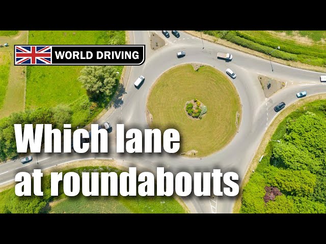 Which lane at roundabouts? Roundabouts driving lesson