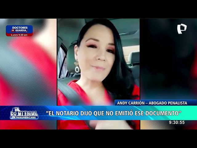 Sello notarial de auto de Marisel Linares sería falsa