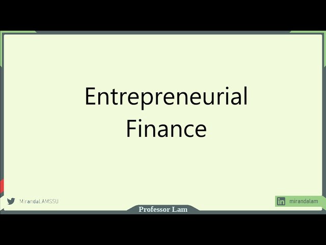 EF8 Create Pro Forma Financial Statements for a new business (2/2)