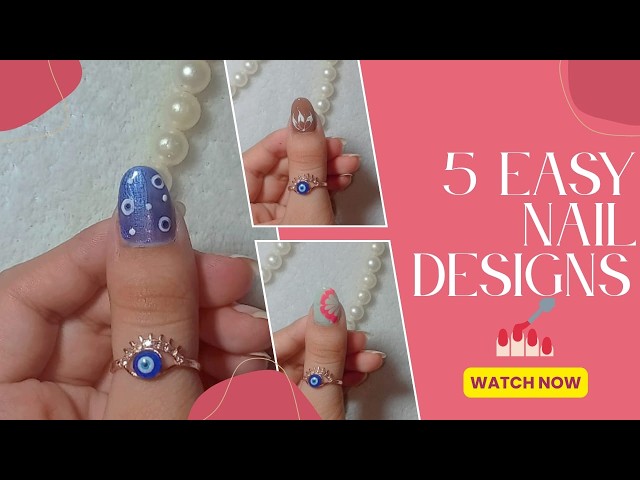 🔴 Simple and Easy Nail Art With Normal Nail Police 💅 | Beginner Friendly At Home 🏡 | Nail Art 2026