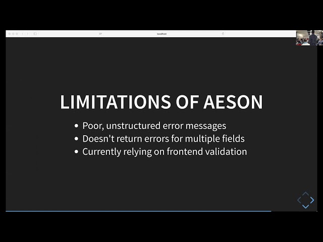 Maximilian Tagher: Validation Across the Stack (Postgres, Haskell, and the frontend)
