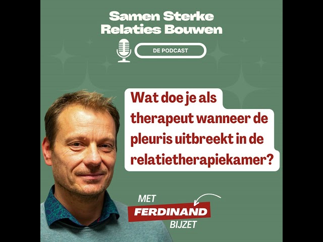 Wat doe je als therapeut wanneer de pleuris uitbreekt in de relatie (therapiekamer) ?