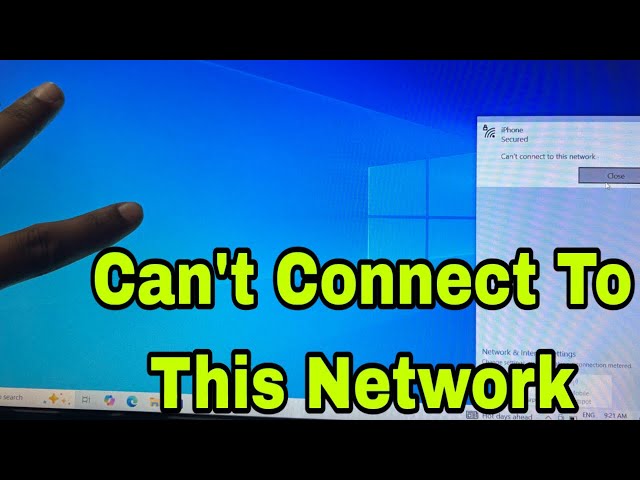 How to Fix All Internet Network /Connection Can’t Connect To This Network Problem Windows#macnitesh