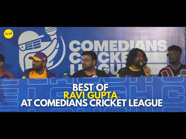 Best of Ravi Gupta at Comedians Cricket League 2025 | Commentary | Roast @raviguptacomedy