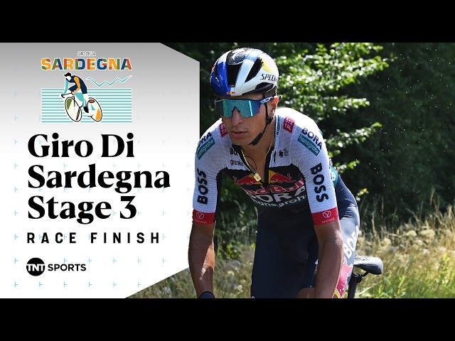 PHOTO FINISH! 📸 | Giro di Sardegna Stage 3 Final KM's | TNT Sports Cycling