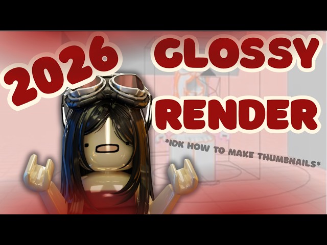how to make a ROBLOX GLOSSY RENDER for GFXs [2026]