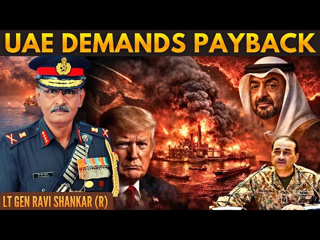 Iran War Day 36: UAE Wants Its Money Back from Pak! One Island Gone? More to Fall? • Gen R Shankar