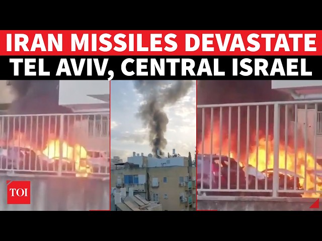 'Iron Dome, Anyone?': Iran Unleashes Missile Storm On Tel Aviv; 15 Sites Bombed In Just 1 Barrage