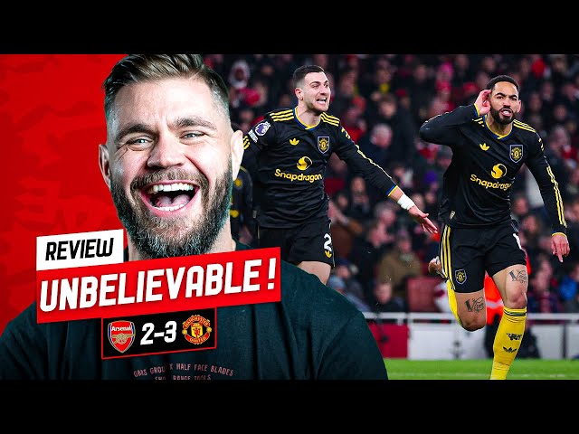 Carrick Does It Again! — United Shock Arsenal at the Emirates | 3-2 Win Howson Review!!