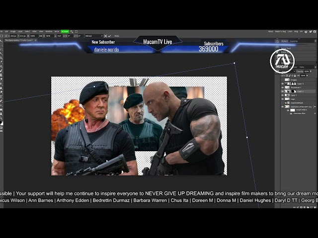 Sneak Peak: The Expendables 5 T4 Thumbnail Making Of