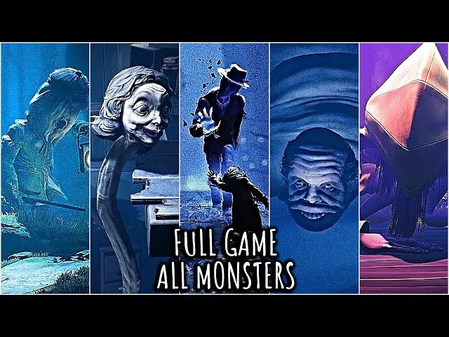 Little Nightmares 2 - All Monsters/Bosses/Villains - FULL Gameplay 2021