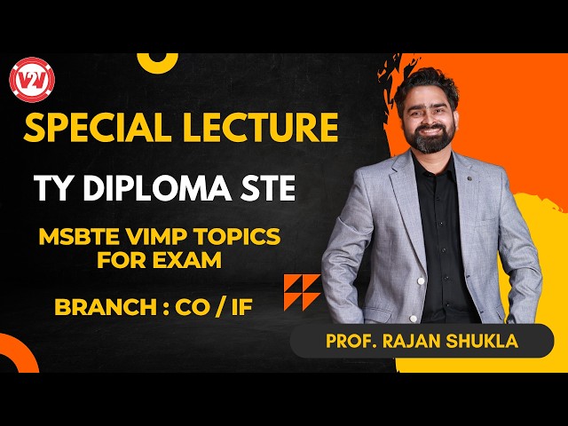 STE | Special Lecture | TY DIPLOMA | K - Scheme 💻🚀
