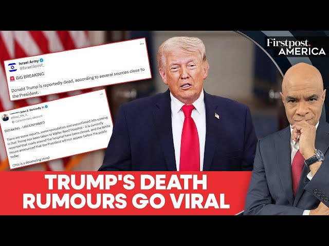 Fact Check: Trump’s Death Rumours Flood X, White House Responds | Firstpost America | N18G