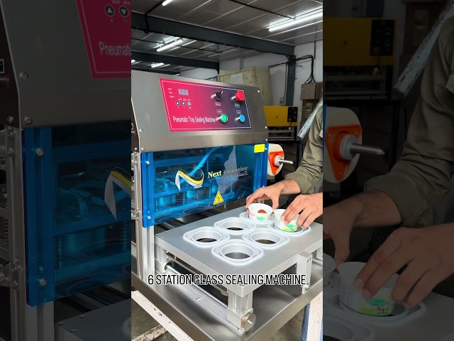 gulam jamun cup packing machine | indian sweets sealing machine | 6 cup sealer | high speed cup pack