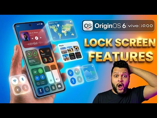 Vivo/iQoo OriginOS 6 Lock Screen Customise | 90% Users Not Using It! #vivo #originos6