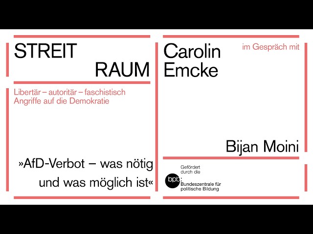»AfD-Verbot – was nötig und was möglich ist«