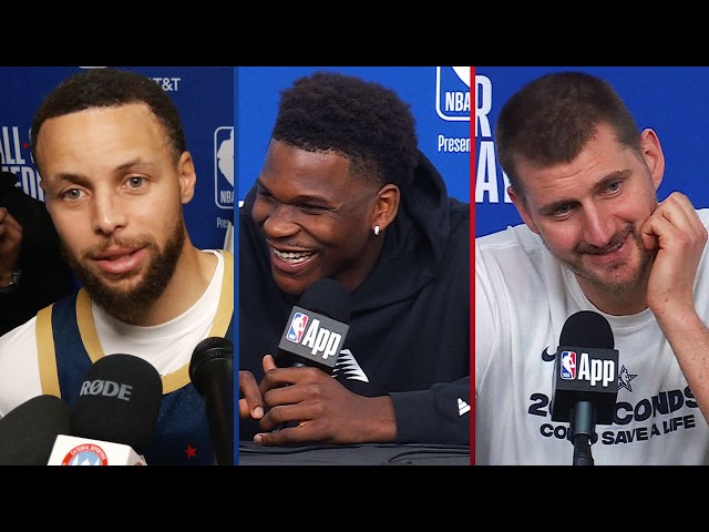 The Best & Funniest Moments From NBA All-Star Media Day presented by AT&T