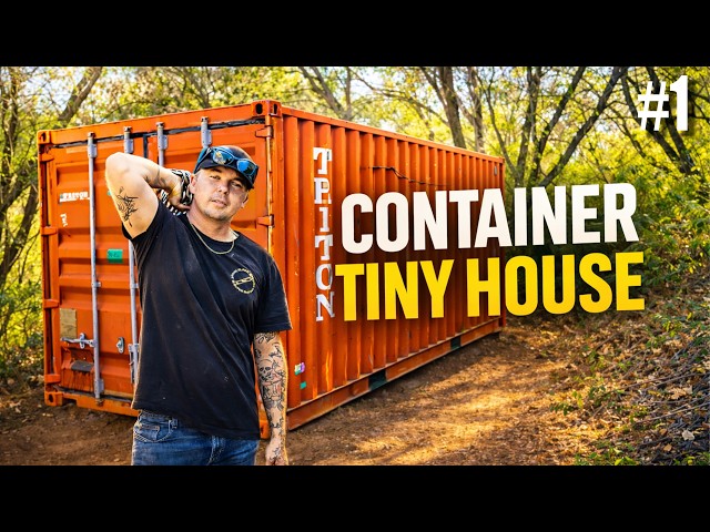 Turning A Container Into A Tiny Home, Delivery Was A PAIN! #1