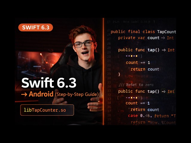 Building a Real Android .so with Swift 6.3 — No Kotlin Needed (Step by Step)