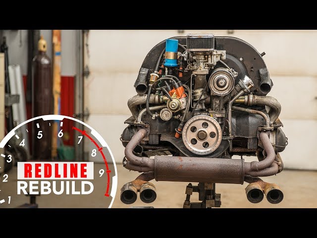 Volkswagen Beetle Air-cooled Flat-four Engine Rebuild Time-Lapse | Redline Rebuild - S1E7