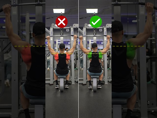 ❌ FIX THIS Lat Pulldown Mistake!
