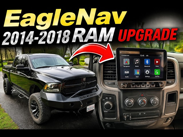 Rev'N Garage EagleNav Stereo Upgrade for 2014-2018 RAM Trucks!