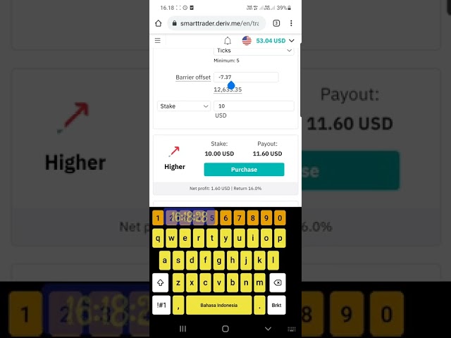 BINARY.COM TRADE DENGAN MODAL 50$