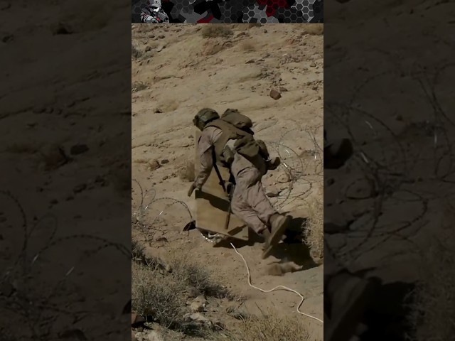How Marines Get Past Razor Wire