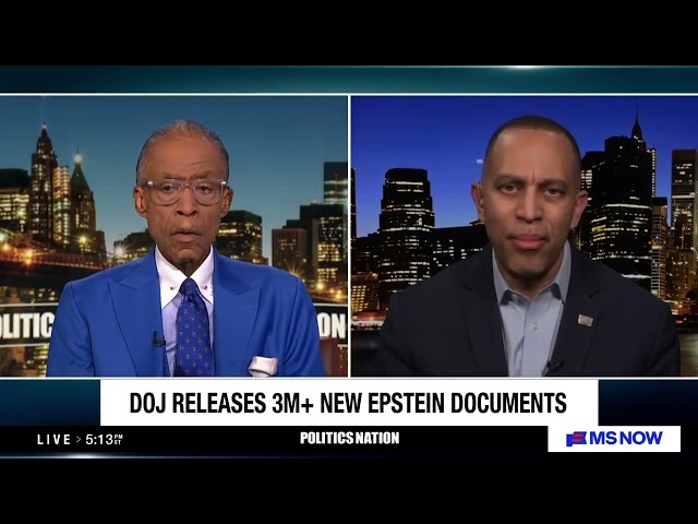 Leader Jeffries on MS Now's PoliticsNation