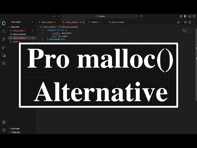 Firmware Engineer C Fundamentals | Why we never use malloc()