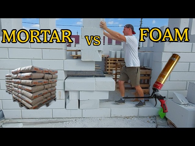 Foam vs Mortar The Ultimate Strength Test! DIY