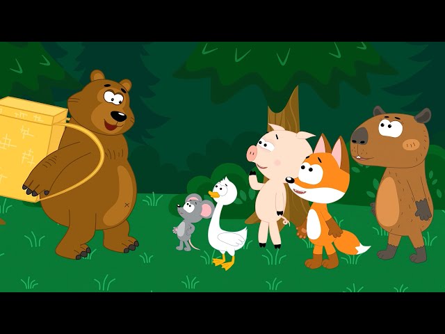 Мишка косолапый по лесу идет - Котеенок Котэ - Песенка считалка для самых маленьких