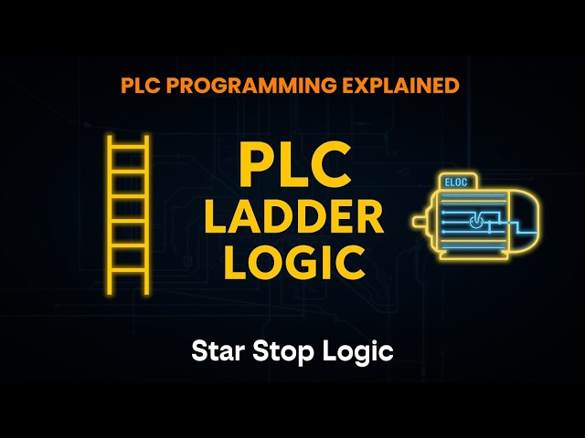 What is Ladder Logic in PLC? Complete Beginner Tutorial with Example | Start Stop Logic